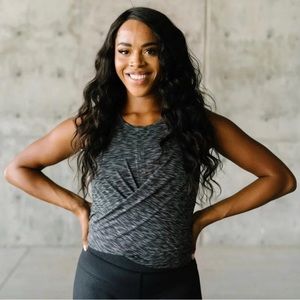 *NWT*  ZYIA ACTIVE Size XL Black Infinity Tank